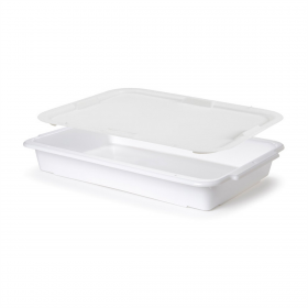 BAC A DIVISEUSE RECTANGULAIRE 600 X 400 - 13 L - BLANC