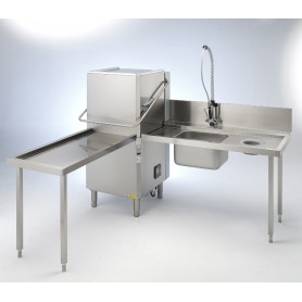 LAVE VAISSELLE A CAPOT - SANS ADOUCISSEUR - 3 cycles de lavage - VEETSAN