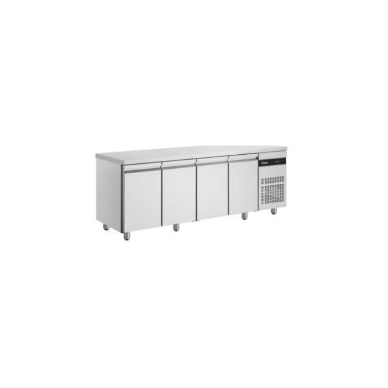 Table réfrigérée PNR9999 - Froid ventilé 0 à +10°C - 4 portes pleines