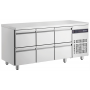 TABLE REFRIGEREE CENTRALE 6 TIROIRS - 421 L - 1790x700x870 mm - INOMAK