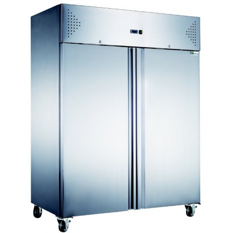 ARMOIRE REFRIGEREE INOX NEGATIVE 2 PORTES