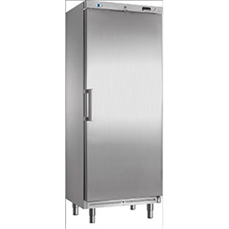 ARMOIRE REFRIGEREE INOX POSITIVE UNE PORTE SUR PIEDS