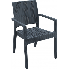 Fauteuil Ibiza Anthracite -...