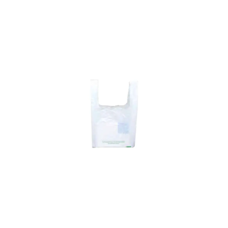 Sac blanc - plastique -  à bretelle 26X60X45CM