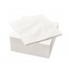 Serviettes blanches ouate 2 plis 40x40cm - 1250 par lot - DUNI