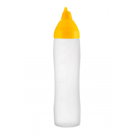 Flacon verseur en 50cl transparent - rouge ou jaune