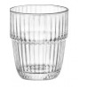 Gobelet verre avec rayures - transparent - 21 cl - ø 7,5x8,3 cm