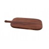 Planche en bois de service de table avec poignée