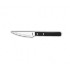 Couteau à steak/pizza - Lame microdentée - 21,2cm - Lot de 12 - AMEFA