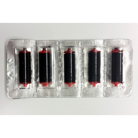 Rouleaux de recharge encre - 5 cartouches