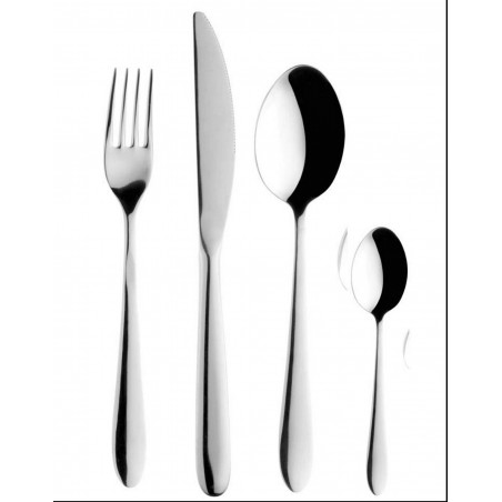 12 Couteaux de table Cassiopée 2 - Inox 18% - Ep. 2 mm finition miroir - HARMONIE