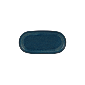 Plat oval - Grès Ø 30x15x3 cm - Gemstone