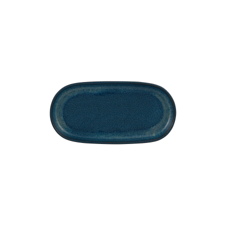 Plat oval - Grès Ø 30x15x3 cm - Gemstone