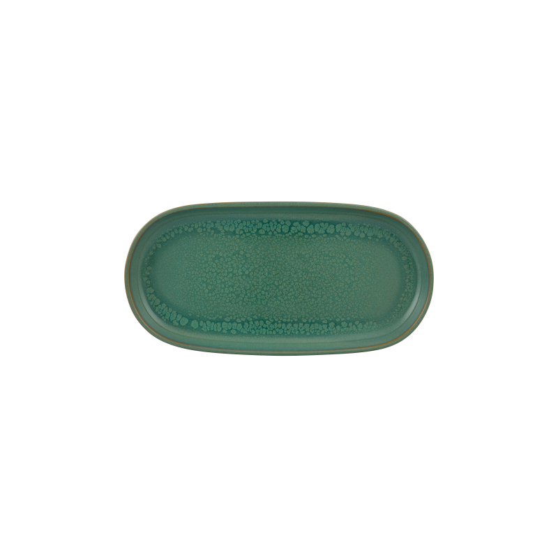 Plat oval - Grès Ø 30x15x3 cm - Gemstone