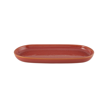 Plat oval - Grès Ø 30x15x3 cm - Gemstone