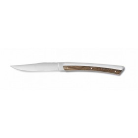 6 Couteaux à steak K2 bois - lame unie 10,5 cm - COMAS